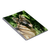 ブラウンの長い髪のジャーマン・シェパード1 ノートブック (右側)