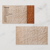 ブラウンの革背景 名刺 (正面/裏面)