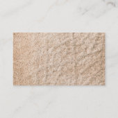 ブラウンの革背景 名刺 (裏面)