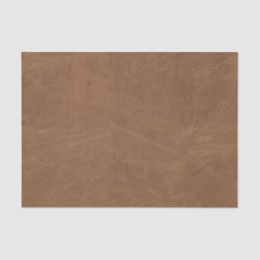 ブラウンの革質Decoupage 薄葉紙 (正面)