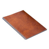 ブラウンの革 ノートブック (右側)