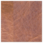 ブラウンの革 ファブリック (クローズアップ)