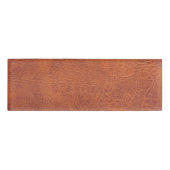 ブラウンの革 名札 (正面)