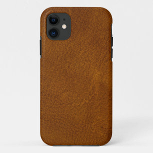ブラウンの革 iPhone 11 ケース