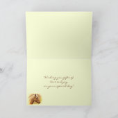 ブラウンの馬の動物のバースデー・カード カード (内部)