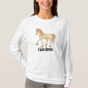 ブラウンの馬 Tシャツ