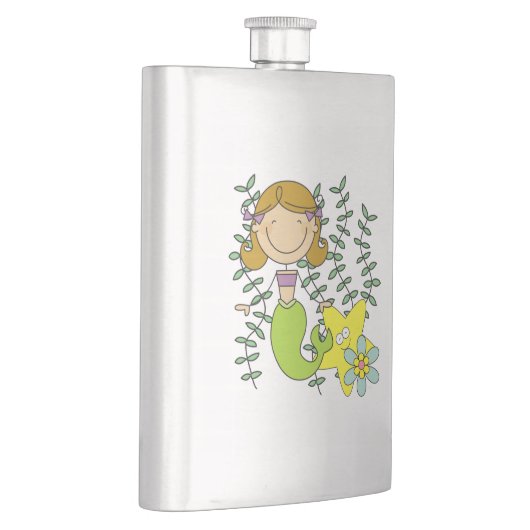 ブラウンの髪の人魚 フラスク (右)