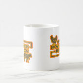ブラウンの鶏のブラウン牛 コーヒーマグカップ (中央)