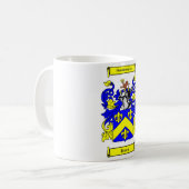 ブラウンの(英国の)紋章付き外衣 コーヒーマグカップ (正面左)