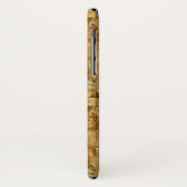 ブラウンのiPhoneの場合の優雅のクラシック Case-Mate iPhoneケース (裏面/左)