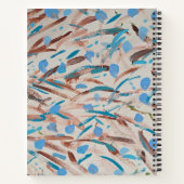 ブラウンはブルースのノートをパーソナライズされた持つ ノートブック (裏面)