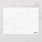 ブラウンアイのアイコン ポストカード (裏面)