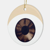 ブラウンアイオーナメント セラミックオーナメント (左)