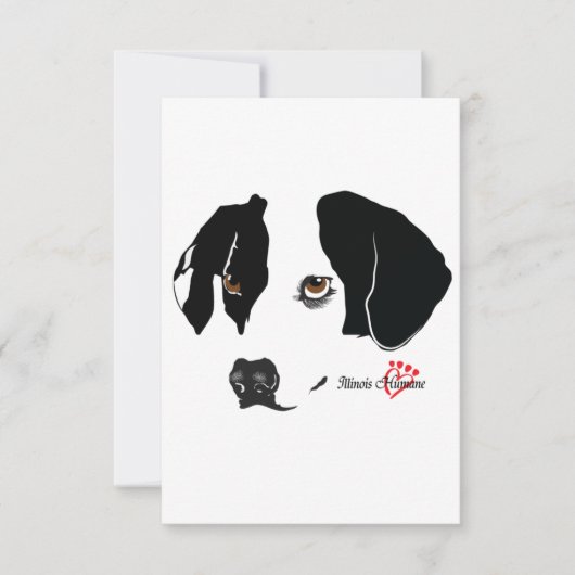 ブラウンアイズ空白のカード (正面)