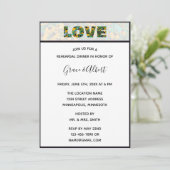 ブラウンアイドのスーザンのLOVEリハーサル夕食招待 招待状 (スタンド正面)