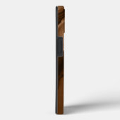 ブラウンアゲフェイクートマーリングデザイン(名前) Case-Mate iPhoneケース (裏面 / 右)