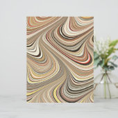 ブラウンアゲート大理石パターンスワールアート&クラフト紙 (スタンド正面)