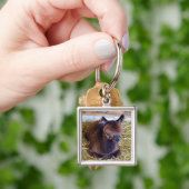 ブラウンアルパカ キーホルダー (手)