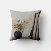 ブラウンアンドクリーム装飾用クッション クッション (裏面)