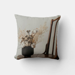 ブラウンアンドクリーム装飾用クッション クッション