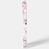 ブラウンアンドピンク春ガーデン Case-Mate iPhoneケース (裏面 / 左)