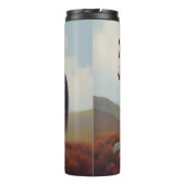 ブラウンアンドホワイトシェトランドポニー タンブラー (裏面)