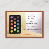 ブラウンアート先生講師アートクラス 名刺 (正面)