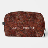 ブラウンウェスタン女性のカーボーイボヘミアンシックリーフ ドップキット (正面)