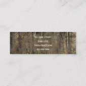 ブラウンウェスタン素朴ブルスカルヴィンテージバーン スキニー名刺 (裏面)