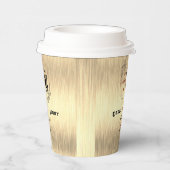 ブラウンウェディング 紙コップ (右)