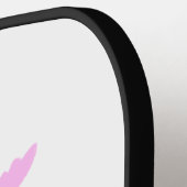 ブラウンウォーター色のサル動物の名前を追加文字 ピックルボールラケット (左詳細)