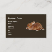 ブラウンウサギ 名刺 (正面)