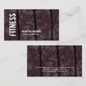 ブラウンウッドスペシャルモダンフィットネスパーソナルトレーナー 名刺 (正面/裏面)