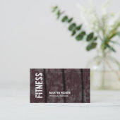 ブラウンウッドスペシャルモダンフィットネスパーソナルトレーナー 名刺 (スタンド正面)