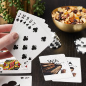 ブラウンウッドピアノテーブル鍵モノグラム名 トランプ (インサイチュ)