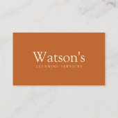 ブラウンエコ洗浄サービスメイドハウスクリーニング 名刺 (裏面)