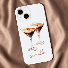 ブラウンエスプレッソマティーニコーヒーカクテルオリジナルネーム Case-Mate iPhone 14ケース