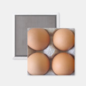 ブラウンエッグマグネット マグネット (正面/裏面)