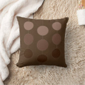 ブラウンエレガントズぶら下がった・サークル装飾用クッション クッション (ブランケット)