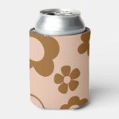 ブラウンエレガントフローラ水彩植物学 缶クーラー (缶正面)