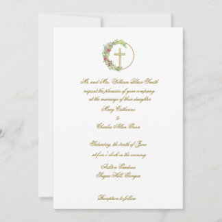 ブラウンエレガント結婚式招待状、記念日 招待状