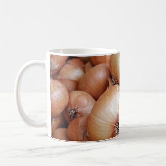 ブラウンオニオンキッチンマグ コーヒーマグカップ (左)