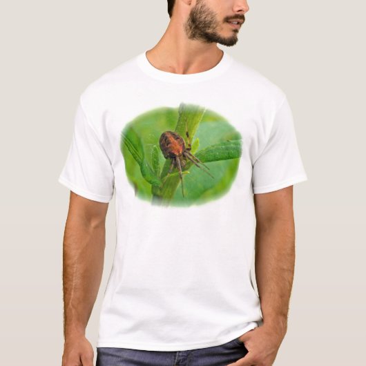 ブラウンオレンジアラネウスTシャツ Tシャツ (正面)