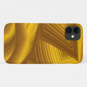 ブラウンオレンジジオメトリック抽象デザイン Case-Mate iPhoneケース (裏面(横))