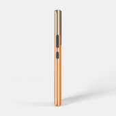 ブラウンオレンジストライプ色 SAMSUNG GALAXYケース (右側面)