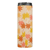 ブラウンオレンジ秋葉フローラY2Kパターン タンブラー (裏面)