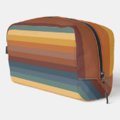 ブラウンオレンジ色の黄色い青ストライプ色 ドップキット (右コーナー)