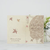 ブラウンオークツリー結婚式 プログラム (スタンド正面)