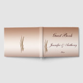 ブラウンオータムハーベスト結婚ズゲストブック ゲストブック (全面)