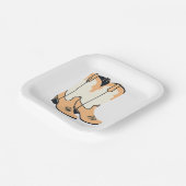 ブラウンカウボーイブーツ ペーパープレート (傾斜あり)